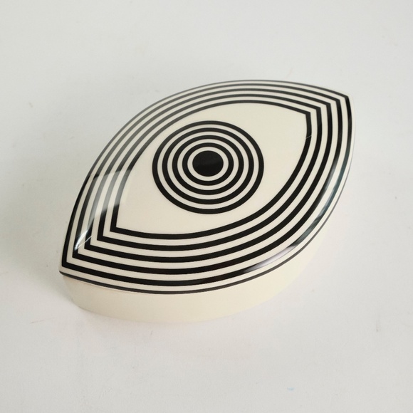 Jonathan Adler Other - Jonathan Adler Wink Eye Ceramic Trinket Box with Lid